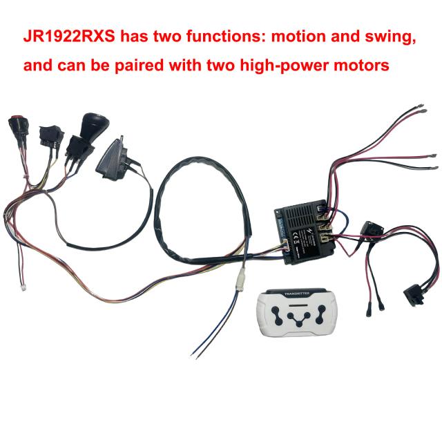 JR1922RXS Carro elétrico infantil Modificação DIY 2 Motores