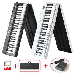 Piano dobrável teclado musical, 88 teclas, Instrumento sintetizador profissional, Órgão eletrônico dobrável digital para adultos e crianças - Image 1