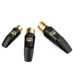 Bocal do saxofone de metal alemão, bocal do saxofone Premium, soprano, tenor, alto, musical bonito, preto - Image 4