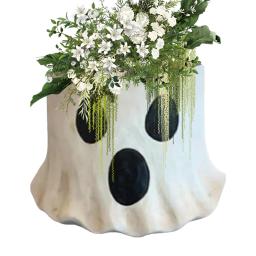Fantasma Figurine Planter for Outdoor Decoration, Halloween Flower Pot, Landscape Decor, Varanda, Sala de estar, Design bonito - Image 4