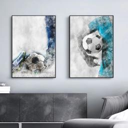 Cartaz de Jogador de Futebol, Boa Qualidade de Impressão, Vintage Quarto, Casa, Bar, Café, Arte Estética, Pintura de Parede, 1Pc - Image 5