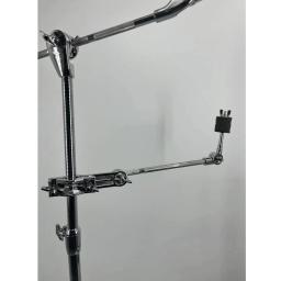Bateria ajustável Pad Stand Kit, Cymbal Boom, freio, inclinação do acessório, Handbell Clamp, instrumentos de percussão, Metronome Drumming Pad - Image 4