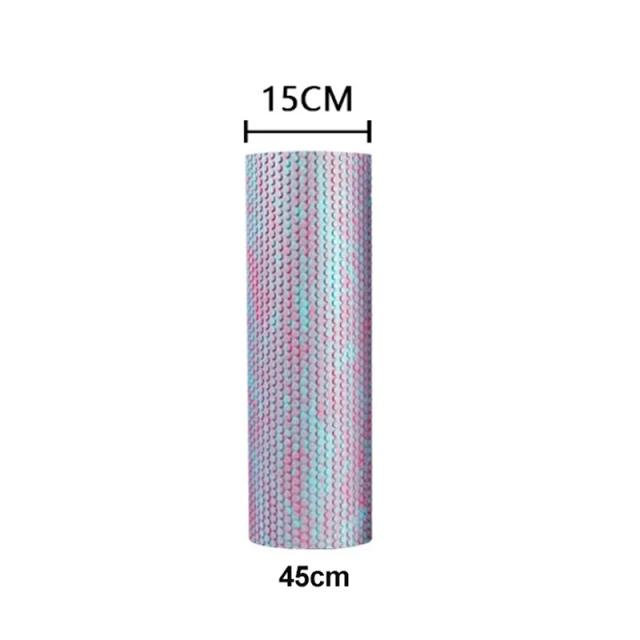 Rolo de Espuma EVA 15x45cm Massageador Corporal Alta Densidade para Pilates e Fitness