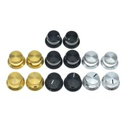 KAISH-Metal potenciômetro botões, Pot botões, Universal Top Hat botões, Volume Tone Control botão para baixo de guitarra e AMPS, 1/4 in, 6,35 milímetros, 2PCs - Image 1