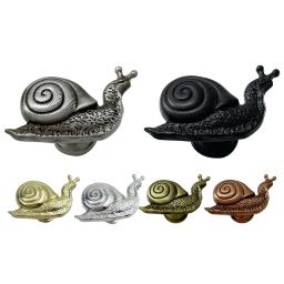 Puxadores de armário em forma de animal, puxadores de gaveta retrô de caracóis, puxadores de cômoda, puxadores de ouro para móveis e gavetas - Image 5