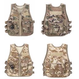 Airsoft Hunting colete tático para crianças e adultos, jaqueta CS Game, camuflagem, treinamento militar, coletes de combate, cosplay, colete Sniper - Image 6