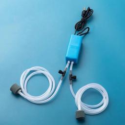 USB Bomba De Oxigênio Do Aquário Com Pedra Do Ar, Silencioso, De Alta Energia Eficiente, Mini Filtro Do Aquário, Acessórios Do Tanque De Pesca - Image 1