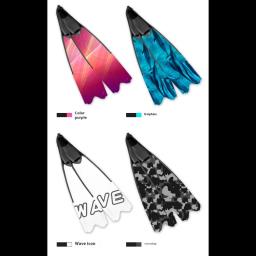 Livre Pesca Mergulho e Caça Fins, Long Swimming Fins, flexível e leve, confortável, homens e mulheres, Novo - Image 3