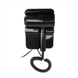 GMDQ-Vento Quente e Frio Secador de Cabelo com Suporte USB, Montagem Elétrica, Preto, Plugue UE, Ion Negativo, Banheiro, Hotel - Image 2