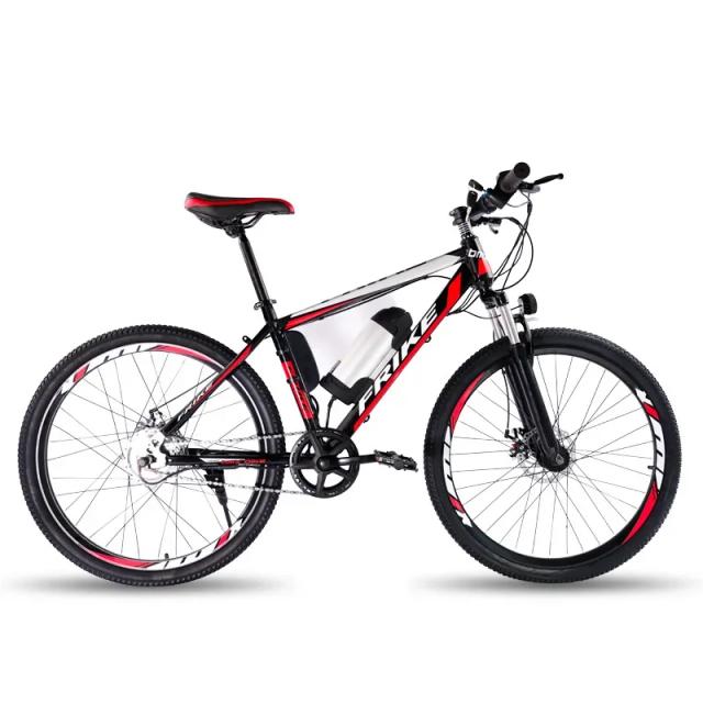 Bicicleta de Montanha Elétrica Off-Road com Freio a Disco e Suspensão