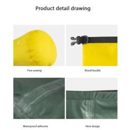 Saco seco impermeável para deriva, roupas de natação, saco de armazenamento, rafting e caiaque, saco esportivo, ultraleve, 3 L, 5L, 8 L, 12 L, 15 L, 25 L, 35 L, 75L - Image 4