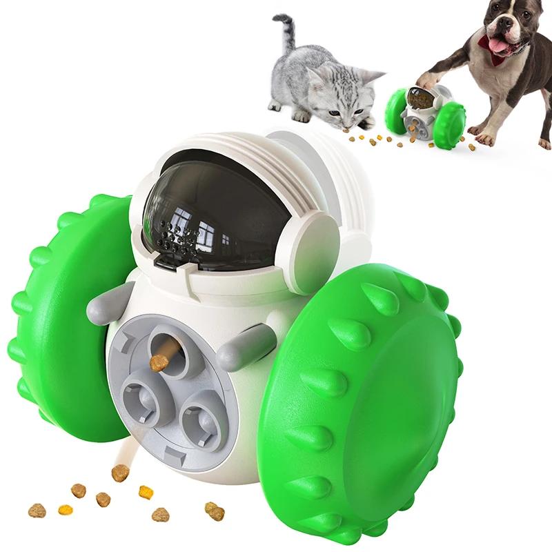 Trate o brinquedo vazando para cães pequenos e grandes, Brinquedos interativos Tumbler, Cachorro e gato, Dispensador Slow Food, IQ Training Accessories - Image 1