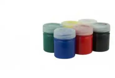 Tinta Guache Infantil em Conjunto com 6 Cores de 15ml para Criatividade Sem Limites