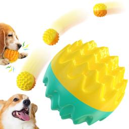 Mastigável Elastic Pet Toy Ball, Molar, limpeza dos dentes, mordida-resistente, Toy Cat, Mastigação e Sounding, Dog - Image 1