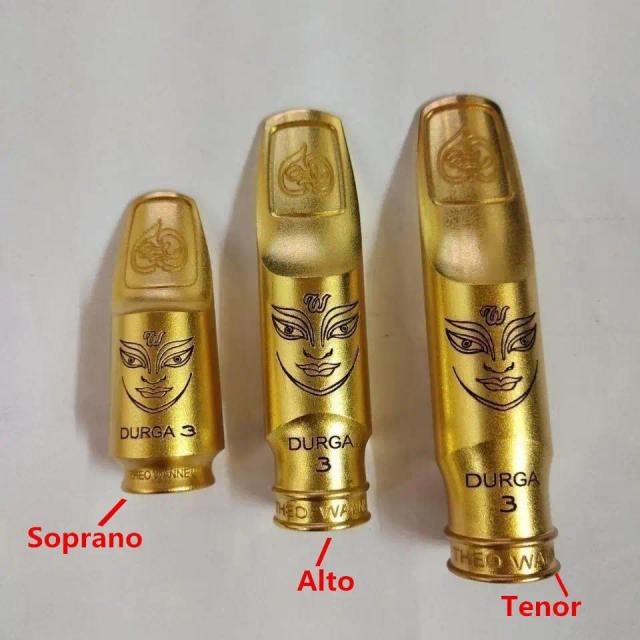 Saxofone Profissional com Bocal de Metal e Chapeamento de Ouro – Acessórios de Alta Qualidade para Tenor, Soprano e Alto