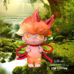 Dimoo Fairyfox e Mozilla Ver Anime Mystery Figure Toys, Ação Kawaii, modelo de coleção fofa, Presentes Hobbies, 200 Limited, 18cm - Image 5