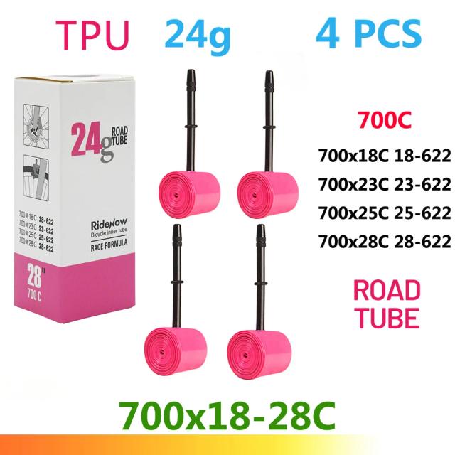 Ridenow Câmara de Ar TPU para Bicicleta 700c/29er Leve e Resistente
