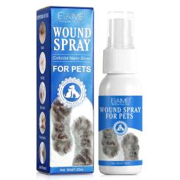 ELAIMEI-Pet ferida spray, ferida spray, pele mordida, escaldar infecção - Image 1