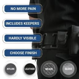 Cinto tático da polícia, cinto de segurança, sistema de equipamento modular militar versátil, conjunto de cinto de serviço moldado para aplicação da lei - Image 2