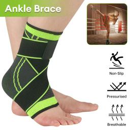 Ajustável Sports Tornozelo Cinta Esporte Tornozelo Proteção Brace Protector Corrida Futebol Basquete Ginásio Tornozelo Estabilizador Bandagem - Image 1