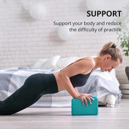 1pc blocos de espuma de yoga de alta densidade antiderrapante cor sólida yoga equilíbrio fitness dança suprimentos para yoga pilates e meditação - Image 5