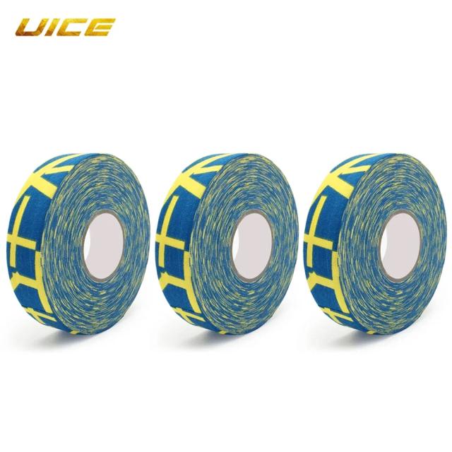 Fita Adesiva Antiderrapante para Hóquei no Gelo - Resistente e Colorida, 2,5 cm x 25m