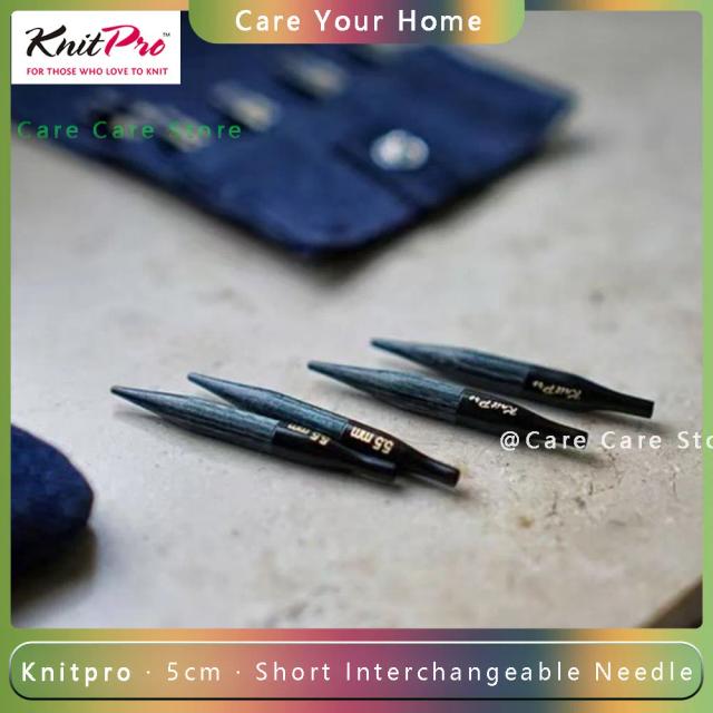 Agulhas de Tricô Circular Intercambiáveis Knitpro com Pontas para Raios e Manguitos - 5cm, 1 Par