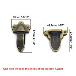 Fecho de metal para fechar a língua, peças de fechamento para bolsa de ombro faça você mesmo, bolsa de mão, acessórios de hardware - Image 2