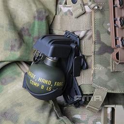 Modelo de granada tática Recipiente pequeno, modelo de fragmentação Manequim plástico, para CS CQB Paintball, AQzxdc M67 - Image 4