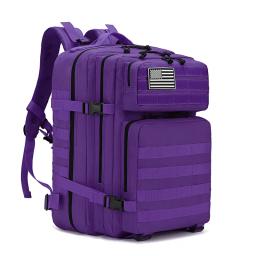 Mochila tática militar para homens, bolsa de exército, caça MOLLE, GYM, EDC Outdoor Caminhada Mochila, 45-50L - Image 1