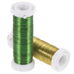 Arranjo Floral Ferro Fios, Artesanato DIY, florista Flower Wire Hastes, 2 Rolls - Image 5