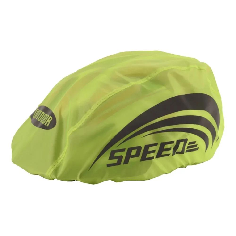 Impermeável Ciclo Capacete Capa com Faixa Reflexiva, Ciclismo, MTB, Bicicleta de Estrada, Chuva, Tecido Oxford, Proteção - Image 1