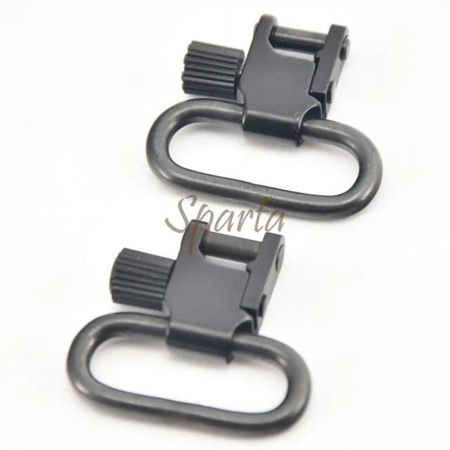 QD Sling para Caça: Bloqueio Destacável Rápido, Alça de Ombro Ajustável, 1" e 1,25", Conjunto com 2 Peças