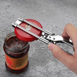 Abridor De Lata De Aço Inoxidável Ajustável, Ferramentas De Cozinha Criativas, Abridor De Garrafas De Jarra Manual, Acessórios Multifuncionais, Home Gadgets - Image 6