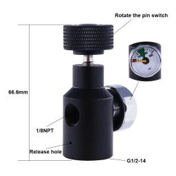 Paintball co2 adaptador de ar comprimido estação de enchimento remoto on/off asa hpa alta pressão tanque tester adaptador de testes - Image 2