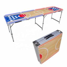 Dobrável LED Brilhante Beer Pong Table, OEM, 8ft - Image 5
