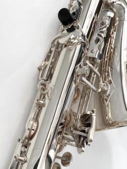 Prata Saxofone Alto Profissional, E-Flat, One-to-One Estrutura, artesanato japonês, Jazz Instrumento, sax alto, alta qualidade, 62 - Image 4