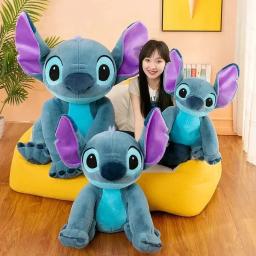 2025 30cm-80cm disney tamanho gigante lilo & ponto pelúcia boneca dos desenhos animados animal casal dormir travesseiro softmaterial brinquedo para presente - Image 4