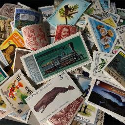 100 selos postais dos pces de 100 países diferentes do mundo, selo novo original do cargo do unc real para a coleção - Image 6