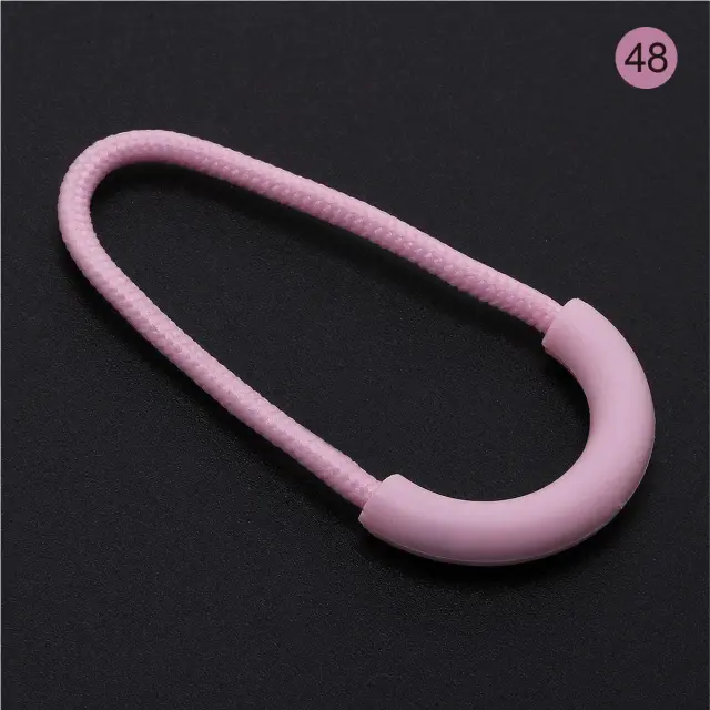 Acessórios de Alta Qualidade: Conjunto com 10 Plásticos Zipper para Roupas e Bagagens com Extrator Clip e Fecho Substituível