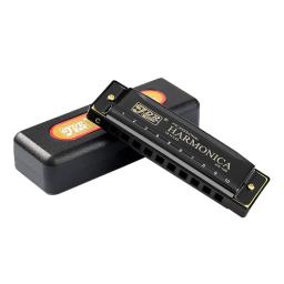 Boca Órgão Judeu's Harp Harmonica com Case Puzzles para Crianças, Instrumento Musical Profissional, C Tone, Blues, Boca, 10 Buracos - Image 1