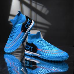 Profissional Long Spikes Sapatos de Futebol para Homens, Botas de Futebol Chuteiras, Indoor Calçados Esportivos, Unisex, Respirável, Macio, Drop Shipping, Novo - Image 4