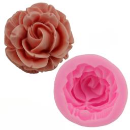 1pc flor flor rosa forma silicone diy 3d bolo molde fondant sabão cupcake doces chocolate geléia decoração ferramenta de cozimento moldes - Image 6