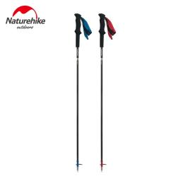 Naturehike-Ultraleve Foldable Trekking Pole, Carbon Fiber Walking Stick, 4 Seções, NH18D020-Z - Image 3