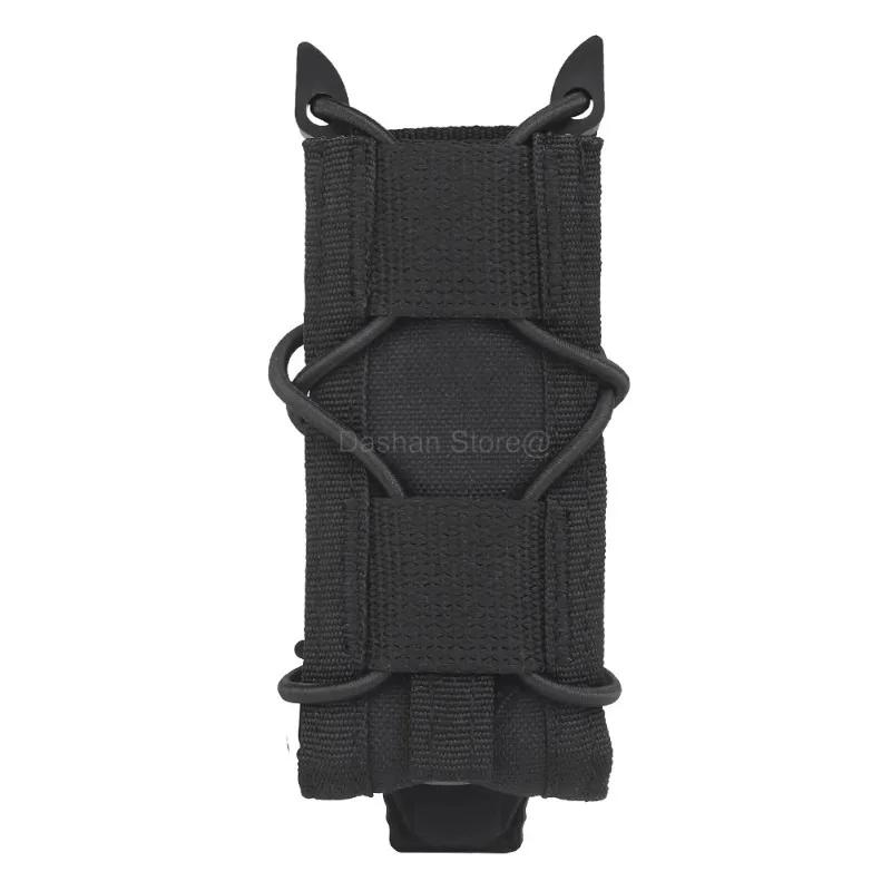 Nylon bolsa revista tática, mag saco 500d, lanterna, porta-tocha, coldre faca de caça, airsoft tiro acessórios, 9 milímetros - Image 1