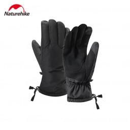 Naturehike-Luvas impermeáveis térmicas de inverno, antiderrapantes, tela sensível ao toque, ciclismo, motocicleta, escalada, caminhada, dedo - Image 2