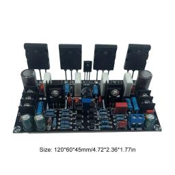 Placa de amplificador de áudio HiFi para alto-falante, tubo de alta potência, kit eletrônico 200W mono, 1943 Plus 5200 - Image 6
