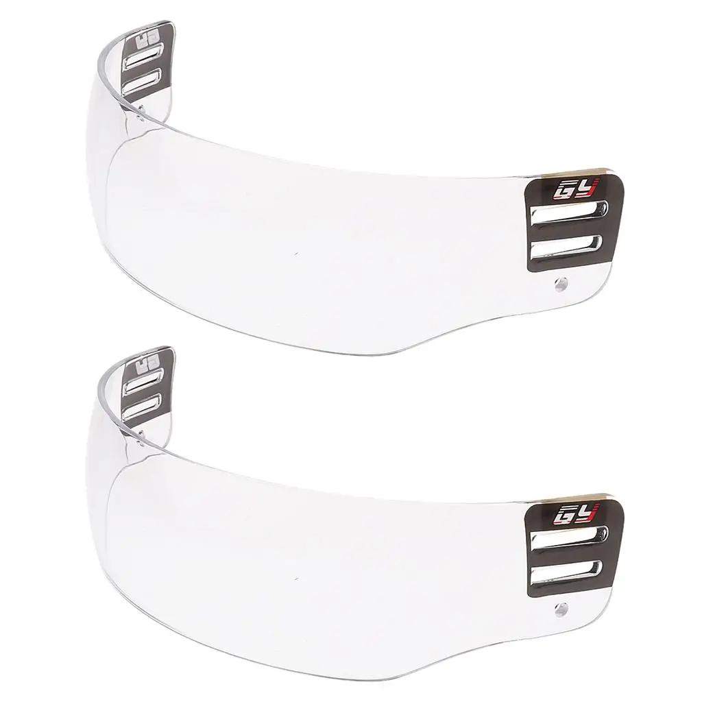 Dois ce certificado anti nevoeiro e anti risco gelo hhockey capacete máscaras e semi escudos, incluindo acessórios de instalação - Image 1