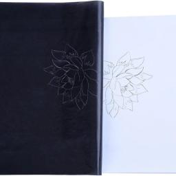 A4 Carbon Black Papel Reutilizável, Transferência Grafite Ativado, Rastreamento e Pintura, Superfícies Arte, Papel de Cópia, 50PCs - Image 3