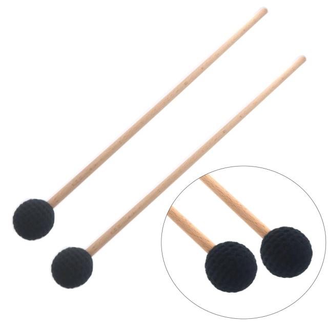 Baquetas para Marimba e Vibrafone: Mallet Macio e Firme com Alças Confortáveis em Madeira de Bétula.